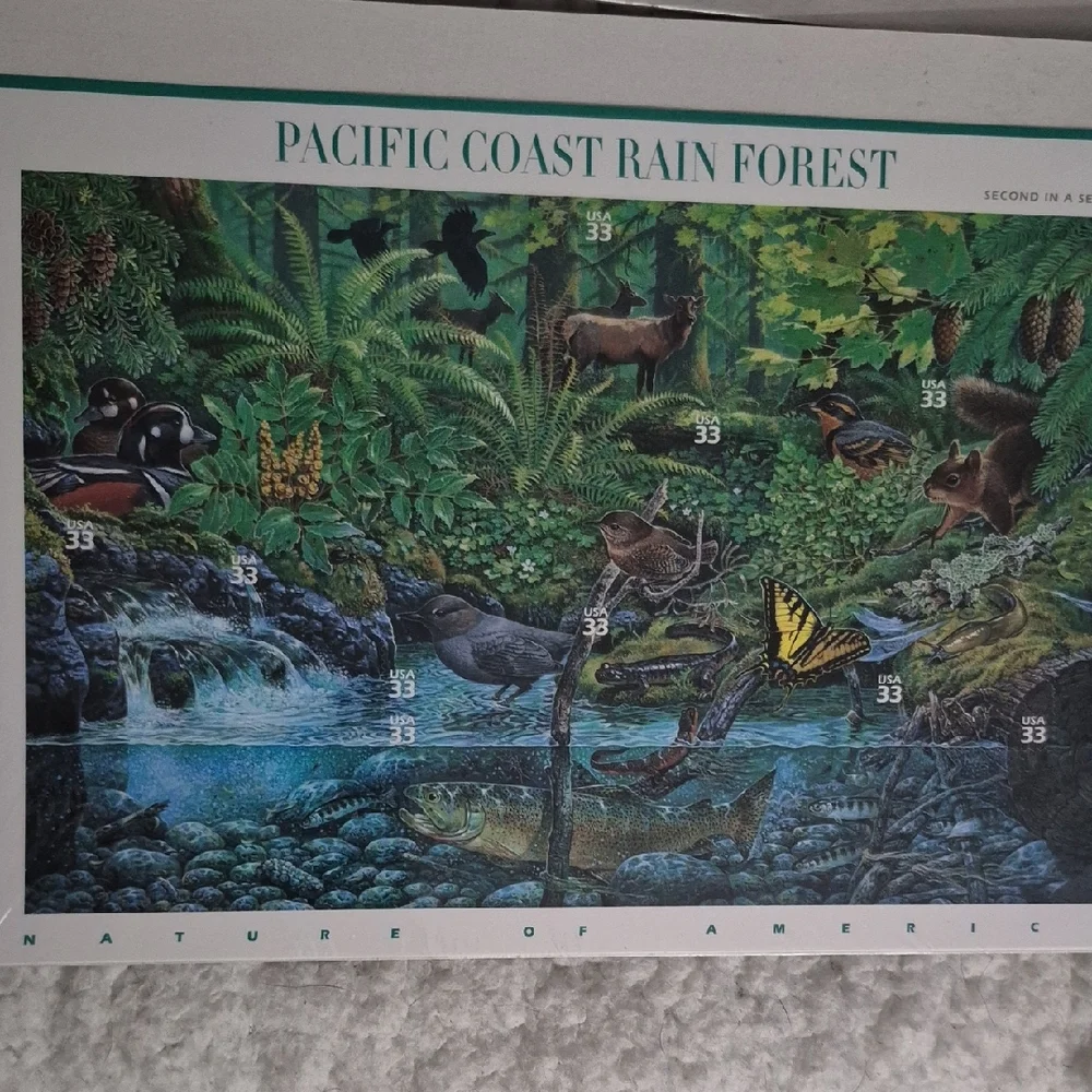 Reptile Habitat Mural Poster - Green Nature Scene